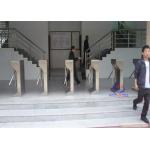 304 Stainless Steel Semi Automatic Vertical Tripod Turnstile With Mifare Card Reader