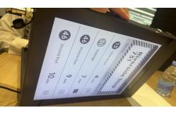 China 13.3'' monochrome E-paper display bus stop sign support customization supplier