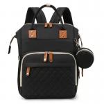 Multi Function Mommy Diaper Backpack With Changing Bed Infant Baby Diaper Bag for sale