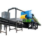 Twin Shaft Shredder 300-22000Kg/Hour Aluminum Scrap Shredder for sale