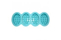 China Diy Handmade Eco Friendly 4 Cavity Silicone Soap Molds Customized supplier