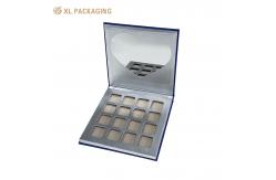 China Luxury Custom Rectangle Custom Empty Eyeshadow Palette Pans Eye Shadow Case Container Packaging supplier