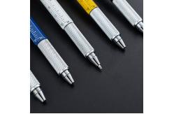China Multifunctional Metal Creative Ballpoint Pen Ruler Screwdriver Touch Screen Gradienter supplier