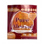 Custom Design Printed Glossy Shiny Surface Aluminum Foil Inside Back Seal Bags For Peanut Butter Cookie Packaging for sale