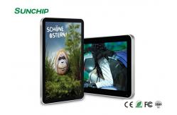 China 1366*768 Wall Mounted Digital Advertising Display 10 Point Capacitive Touch supplier