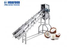 China 380V Fruit And Vegetable Processing Line Coconut Half Cutting Machine Get Water supplier