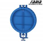 50mm 400mm 300mm Carbon Steel Flanged Ventilation Butterfly Valve for sale
