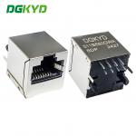 180 Degree Network Interface RJ45 Vertical Interface 100Mbps Ethernet Filter DGKYD511B580GWA8DP for sale