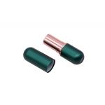 Luxury Green Magnetic Cosmetic 3.8g Empty Lip Balm Tubes for sale