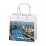 Custom Branded Paper Advertising Bags Packaging With Design Printing Supplier for sale