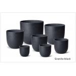Smooth Surface Modern Style Powder Coated Fiber Clay Planter Easily Assembled