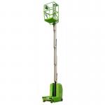 9m Platform Height Vertical Man Lifts DC Powered Double Mast Self Propelled