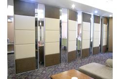 China Customized Hotel Restaurant Sliding Partition Walls with Ceiling Rails supplier