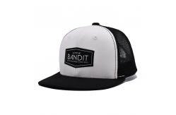 China Contrast Stitching 6 Eyelets Flat Brim Mesh Cap Breathable Durable supplier