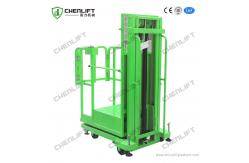 China Ce Certificate 200kg Warehouse Vertical Order Picker Semi Electric Aerial Platform supplier