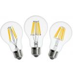 4W LED Filament Candle Bulb with Glass Material for Shopping Centers for sale