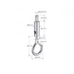 Grip Hook Saftey Cap Magic Brass+Iron Material For Aircraft Cable YW86415 for sale
