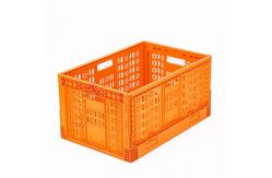 China Stacked Portable Home Desktop Plastic Folding Collapsible Storage Baskets PE supplier