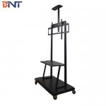 210cm Adjustable Cart Mobile TV Stand With Wheels for sale