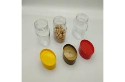 China Different Shape PET Easy Open Jar Stackable Screw Lid Airtight For Nuts supplier