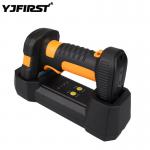 YJFIRST Handheld Barcode Scanner with Wireless Charging Stand and IP65 Waterproof Bluetooth QR Code Reader for sale