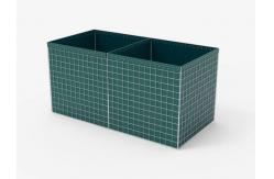 China Military Use Hesco Bastion Barrier System Square Hole Shape Easy Assembly supplier