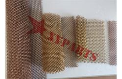 China Architectural Aluminum Metal Coil Drapery Mesh For Shopping Malls supplier