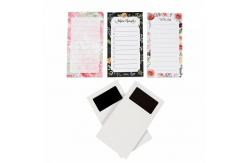 China Reusable Fridge Magnetic Memo Pad With Pen Custom Design ISO supplier