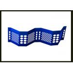 1.2mm Thickness Galvanized Steel Twin Peak Wind Resist Fence For Coking Plants for sale