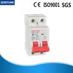 White 6KA Double Pole MCB With High Breaking Capacity Convenient Operation for sale