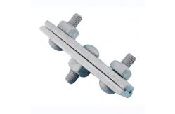 China carbon steel Power Line Fittings hot forging HDG Surface Guy Wire Clamp supplier