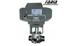 China Screwed Connection Electric High Pressure  Ball Valve Hard Seal Ball Valve supplier