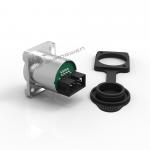 Industrial Ethernet Chassis Connector Female Outdoor Waterproof Rj45 Connector for sale