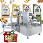 ISO Powder Stand Up Pouch Machine , 2.5KW Granule Liquid Powder Pouch Packing Machine for sale