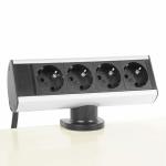 Horizontal Mounting Under Desk Power Strip For Office Furniture Desk Ice Protection Class for sale