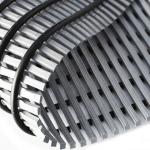 12 mm Anti Slip PVC Floor Mat Self Draining Open Grid Shower Slip Resistant Mat for sale