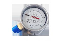 China Stainless Steel Differential Pressure Gauge Double Pointer Manometer supplier