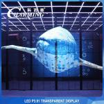 230W Outdoor Transparent LED Video Wall Screen IP65 Waterproof for sale