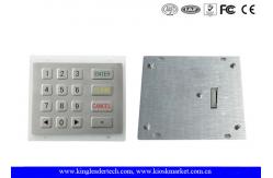 China 8 Pin SS Industrial Numeric Keypad with Flat Keys and Custom Layout supplier