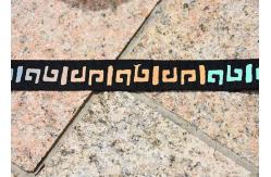 China Colourful Logo Custom Screen Printing Patches for 20mm Black Webbing supplier