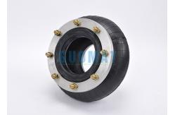 China Rubber Industrial Air Spring Air Isolator Convoluted With Flange Ring 260130H-1 supplier
