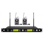 Performance Wireless Microphone System SR-410D LED screen alarm automatically for sale