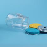400ml Transparent Plastic Beverage Jar For Soft Drink