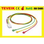 HP Medical Patient Monitor ECG Cable M1674A EKG cable 3 leads Snap IEC for sale