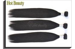 China Double Machine Weft Virgin Peruvian Straight Hair 24 Inch Hair Extensions supplier