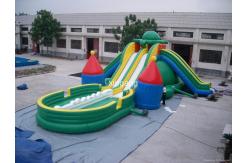 China green inflatable big turtle slide and pool water park games supplier