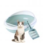 Egg Ball Shape Semi-Enclosed Cat Litter Box Splash Proof Toilet For Pet Cat for sale