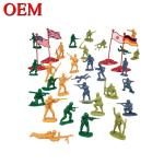 Custom Army Man OEM Soldiers Action Figurines Playing Set Military plastic toy figure for sale
