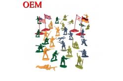 China Custom Army Man OEM Soldiers Action Figurines Playing Set Military plastic toy figure supplier