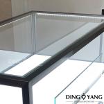 Brush Black 304# Stain Steel Jewellery Counter Display